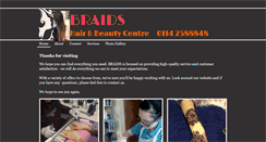 Desktop Screenshot of braidshair1.co.uk